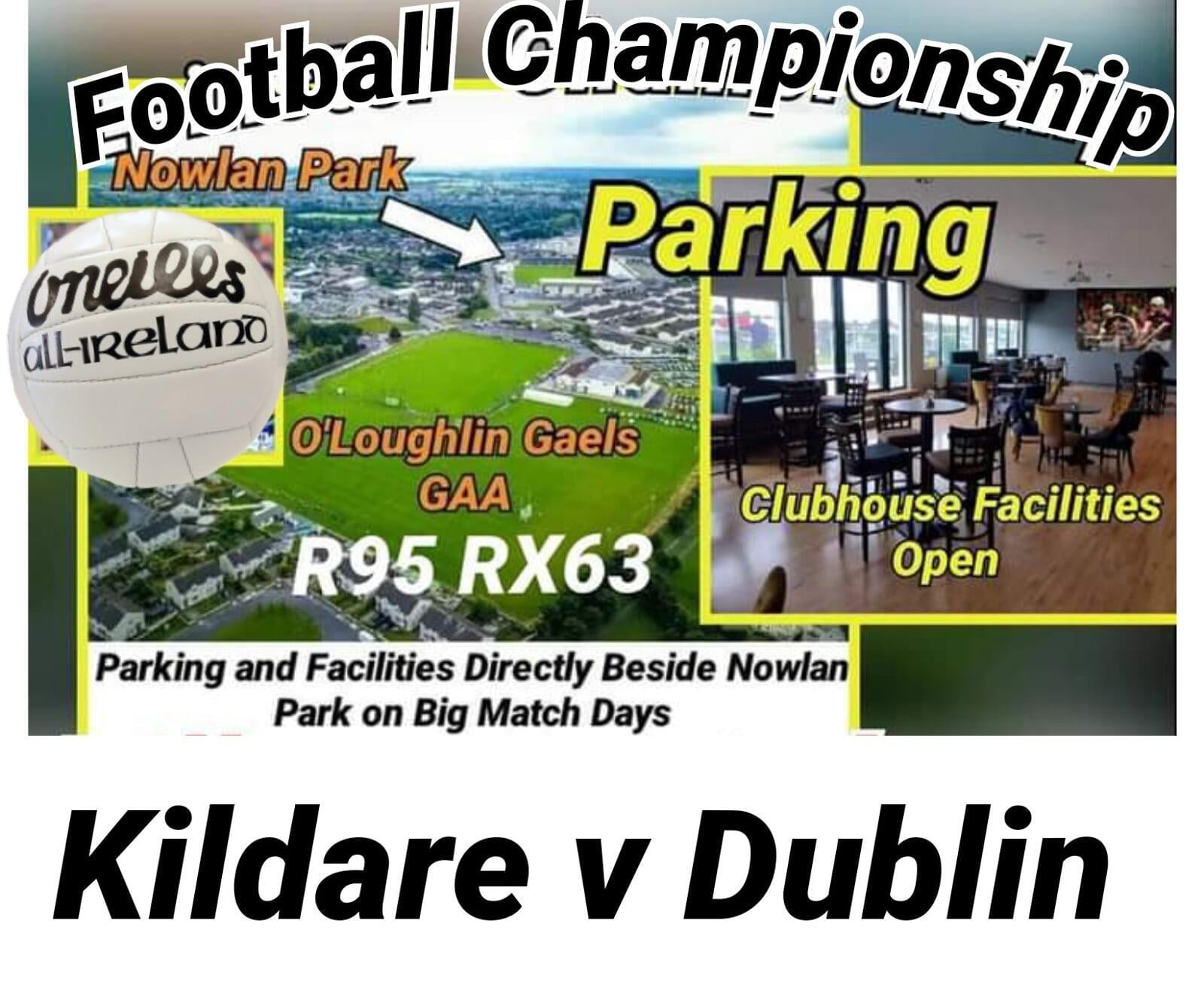 Dublin v Kildare - Ticket Information